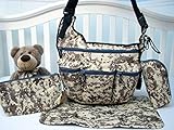SoHo Daddy, Grand Central 4 pieces Diaper Bag set *Limited time offer !* (Dessert Storm) by SoHo Des