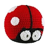 Dandelion Hand Crocheted Roly Poly Rattle Ball, Ladybug (Discontinued by Manufacturer) by Dandelion 