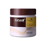 Karseell カーセル コラーゲン ヘアマスク 500ml 日本語パッケージ【日本公式代理店】【化粧品登録済】ヘアトリートメント ヘアパック ハーブエキス コラーゲン エッセンシャルオイル配合 カーシール ケラチン くせ毛 ココナッツの香り (500ml × 2個)