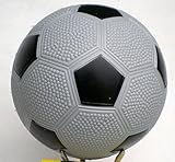 【マイカラーボール】 カラーサッカーボール 凹凸アリ 6インチ 灰色 6個セット