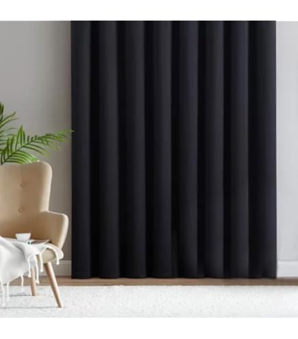 Amazon｜Deconovo 遮光カーテン ドレープカーテン 無地 幅180cm丈230cm