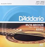 ダダリオ D'Addario EZ910 Light ×5SET アコースティックギター弦