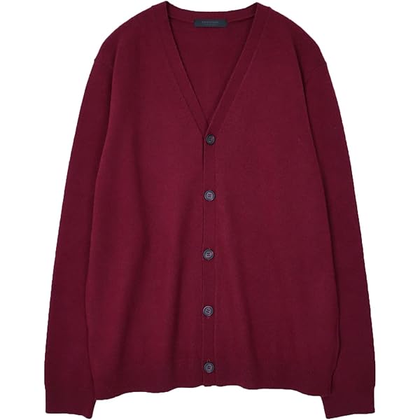 Amazon.co.jp: CABaN Caban Cotton Cashmere Crew Neck Cardigan Black