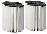 Multi-Fit Wet Dry Vac Filters VF7816TP Standard Wet Dry Vacuum Filters (2-Pack - Shop Vacuum Cleaner