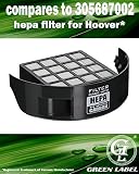 For Hoover Exhaust HEPA Filter 305687002 with Carbon Insert for Wind Tunnel 2/3 Pet. Designed and Ma