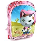 Disney Little Girls Sheriff Callie Cowgirl Fringe 16 Inch Backpack, Pink, One Size [並行輸入品]