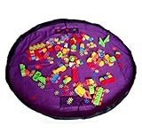 おもちゃ Elife Purple Color 40 Inch Nylon Kids Toy Storage Bag Organizer Box and Play Mat Toy Quick Pouc