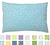 TODDLER PILLOWCASE - 100% Cotton - 200 Thread Count Percale - Envelope Style - Fits 13x18 and 13x19 