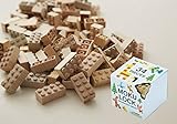 木を削り出して作られたブロックMOKULOCK（モクロック）もくロック 34ピースセット　KODOMO