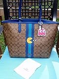 Coach x Pac-Manカバン Signature Tote & Makeup Bag & Pink Ghost [並行輸入品]