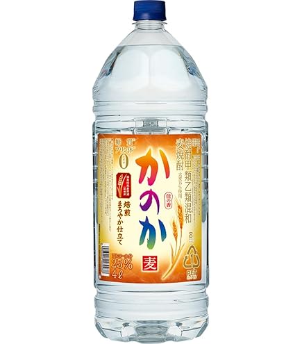Amazon.co.jp: 麦焼酎 かのか 25度 1800mlパック 2ケース（12本