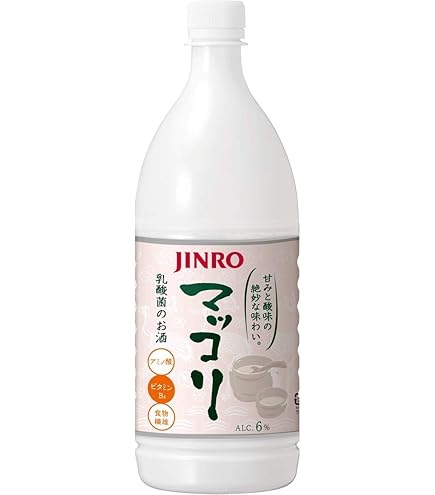 Amazon.co.jp: JINRO ユメマッコ 400ml 5本 YUMEMACCO マッコリ