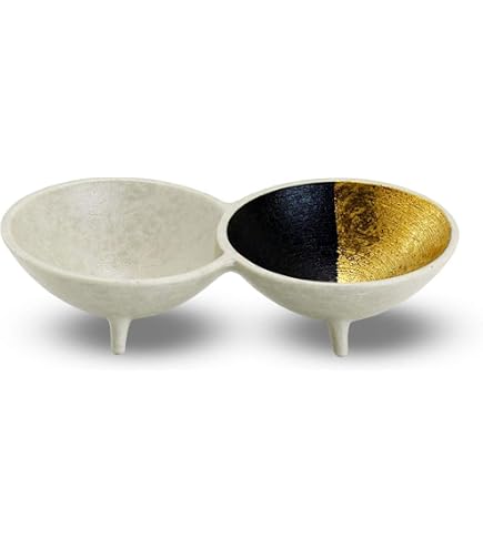 Amazon.co.jp: 保管品前畑陶器庫山窯庫山窯 金祥瑞 高台珍味鉢揃5客超