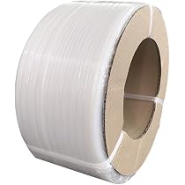 Amazon.co.jp: JINKEI 単品 業務用PPバンド ホワイト 白 15mm×0.55mm