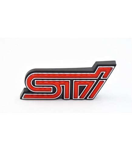 Amazon | 【スバル純正】STI【チェリーレッド フロントオーナメント