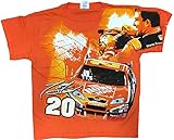 NASCAR Tony Stewart # 20 Home DepotヴィンテージAll Over "合計" Print TeeシャツLarge
