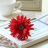 Excellent.advanced? ホーム結婚式の庭の装飾のための人工シルクのガーベラデイジーの花の葉