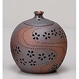 照明具 灯り花入丸の桜(ミニ) [16 x 17cm] 土物 手造り インテリア 和風 プレゼント 飲食店