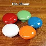 Dagly（TM）Dia.39mmシングル穴セラミックノブキッチン家具ノブキャビネットノブの引き出しのノブ