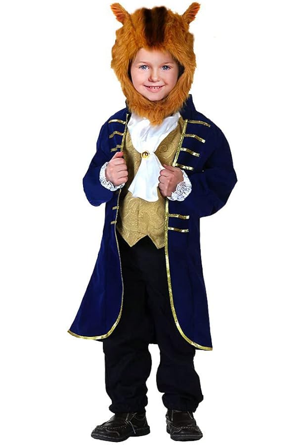 Amazon.co.jp: [SCLYX] 美女と野獣 野獣コスプレ衣装3点セット キッズ