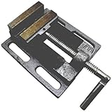 Simplyシルバー – 3 " Drill Press ViseパイプクランプHolding 3インチThroat Openワークベンチドリル