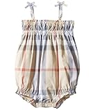 [バーバリー] Burberry Kids ガールズ Primrose Overalls (Infant/Toddler) ワンピース Pale Stone 9 Months [並行輸入品]