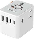 Amazon.co.jp: 変換プラグ 全世界対応 海外コンセント TESSAN 旅行用