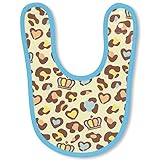 BABYDOLL（ベビードール） ヒョウ柄スタイ よだれかけ ベビー -8853 - ライトブルー