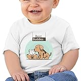 猫と犬子供服 ベビーTシャツ 半袖 男の子 女の子 クルーネック カジュアル