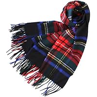 [ジョンストンズ] カシミア大判ストール チェック WA000056//JOHN-WA000056 (1)【KU032400】 ブラックスチュワート(BLACK STEWART) [並行輸入品]