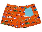 Aivtalk SWIMWEAR ボーイズ US サイズ: 3-4 Years(waistline:18.1-20.5") カラー: オレンジ