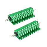 SODIAL(R) 100W 25 Ohm緑ハウジング巻線抵抗器　2件
