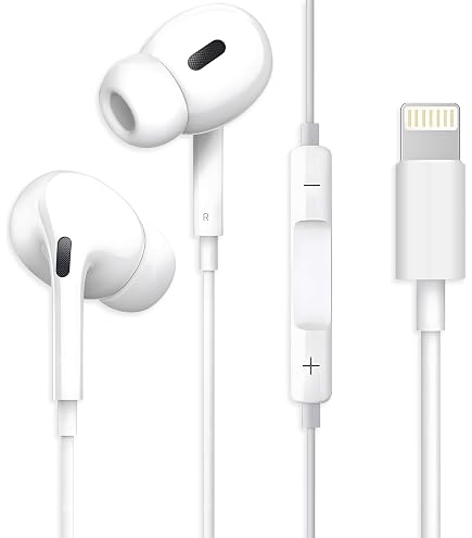 Amazon.co.jp: 【2026 MFi 認証取得】 Lightning 有線イヤホン iPhone