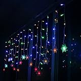 Ecloud Shop 屋外パーティークリスマスXmasはカラフルなLEDストリングライトを飾る