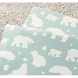 綿１００％ ２重ガーゼ 布団カバー しろくま サイズ：ワンタッチシーツ