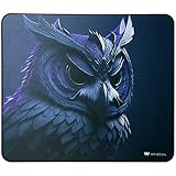 Waizowl 梟 Fukurou マウスパッド ゲーミングマウスパッド 布製 FPSゲーム バランスタイプ 高湿度対応 フラットパッケージ 高密度ポリウレタンベース グリップ力の強い滑り止め 【国内正規品】 (490*420mm, フクロウ)