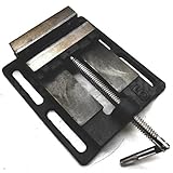 Simplyシルバー – 5 " Drill Press ViseパイプクランプHolding Cast Iron Heavy Duty 4 – 3 / 4 " Opening