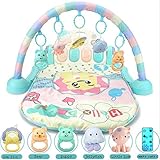 0-1歳の赤ちゃんフィットネスフレーム多機能インテリジェントリモコンピアノライト音楽マットパズル早期教育おもちゃ新生児