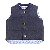 ソレイアード SOULEIADO 中わた入りベスト ブルー 80cm 48014