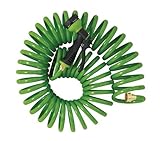 Orbit 27872 50-Foot Green Coil Hose & 8-Pattern Turret Nozzle [並行輸入品]