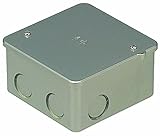 未来工業 PVKボックス 中形四角深型・ノック付 シャンパンゴールド 1個価格 PVK-BNCG