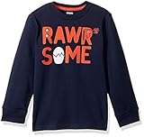 Gymboree Toddler Boys' Rawrsome Graphic Tee Dark Marine 2T [並行輸入品]