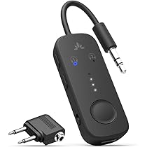 ORIA Wireless Bluetooth Receiver Transmitter 2 In 1 Wireless Bluetooth Adapter 3.5mm AUX Bluetooth 5.2 Audio Adapter Compatible With PC, Car Stereo, Headphones