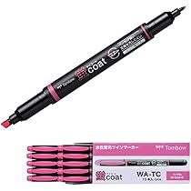 Amazon.co.jp: トンボ鉛筆 蛍光ペン 蛍コート 紫 10本 WA-TC97
