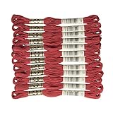 DMC 25番糸 刺繍糸 12束入 #22 ブラウン系 DMC25B