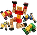 Kids Toy, EpochAir Wooden Transformer Toy Changing to Many Type of Shapes, Educational Children Toys
