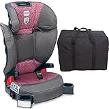 Britax Parkway SGL - Booster Seat with a car seat Travel Bag - Club Pink by Britax USA