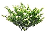 4pcs Artificial Flowers Plants Shrubs Faux Plastic Rose Fake Flower Simulation Plants Greenery Indoo