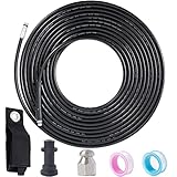 [4C LAB] パイプクリーニングホース ケルヒャー用 排水管洗浄ホース 逆噴射 ノズル付 K2 K3 K4 K5 K6 K7対応 15ｍ