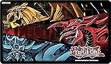 遊戯王 プレイマット [オシリスの天空竜&オベリスクの巨神兵&ラーの翼神竜/Slifer the Sky Dragon, Obelisk the Tormentor, The Winged Dragon of Ra] JUNE 2021 GAME MAT